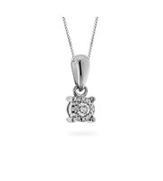 Collana Donna Oro Donna Luce in Oro bianco Diamante DHPL2373.003